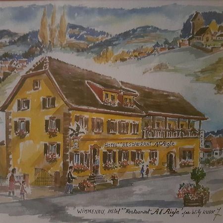 Restaurant A L'Aigle Wimmenau Exterior foto