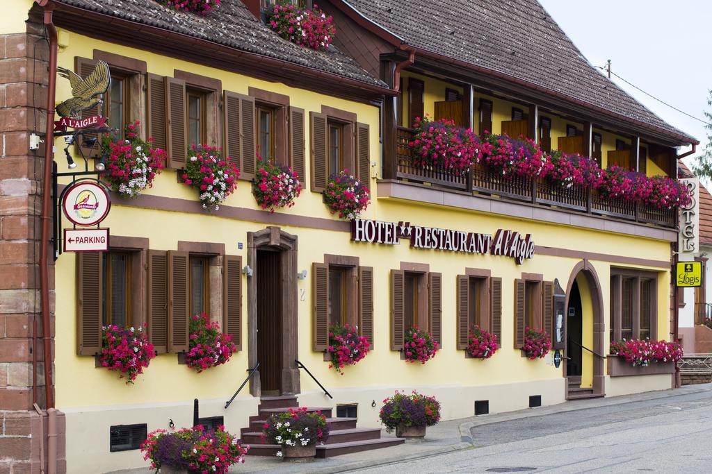 Restaurant A L'Aigle Wimmenau Exterior foto